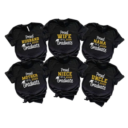 Personalized Proud Graduate Matching Family T Shirts, Personalized Graduation Shirts For Family ET0074