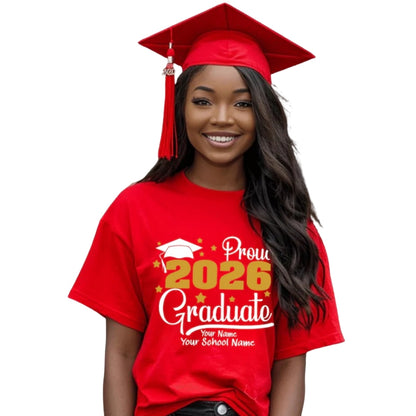 Personalized Graduation Matching Family T Shirts, Custom Graduation Matching Shirts For Family ET0234