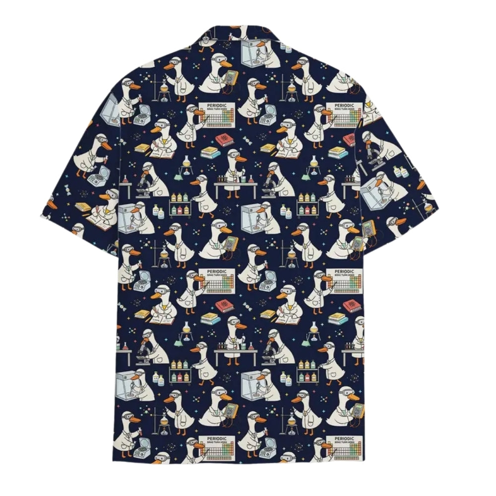 Goose Science Teacher Hawaiian Shirts Men Women, Goose Lover Hawaiian Shirt HE0172