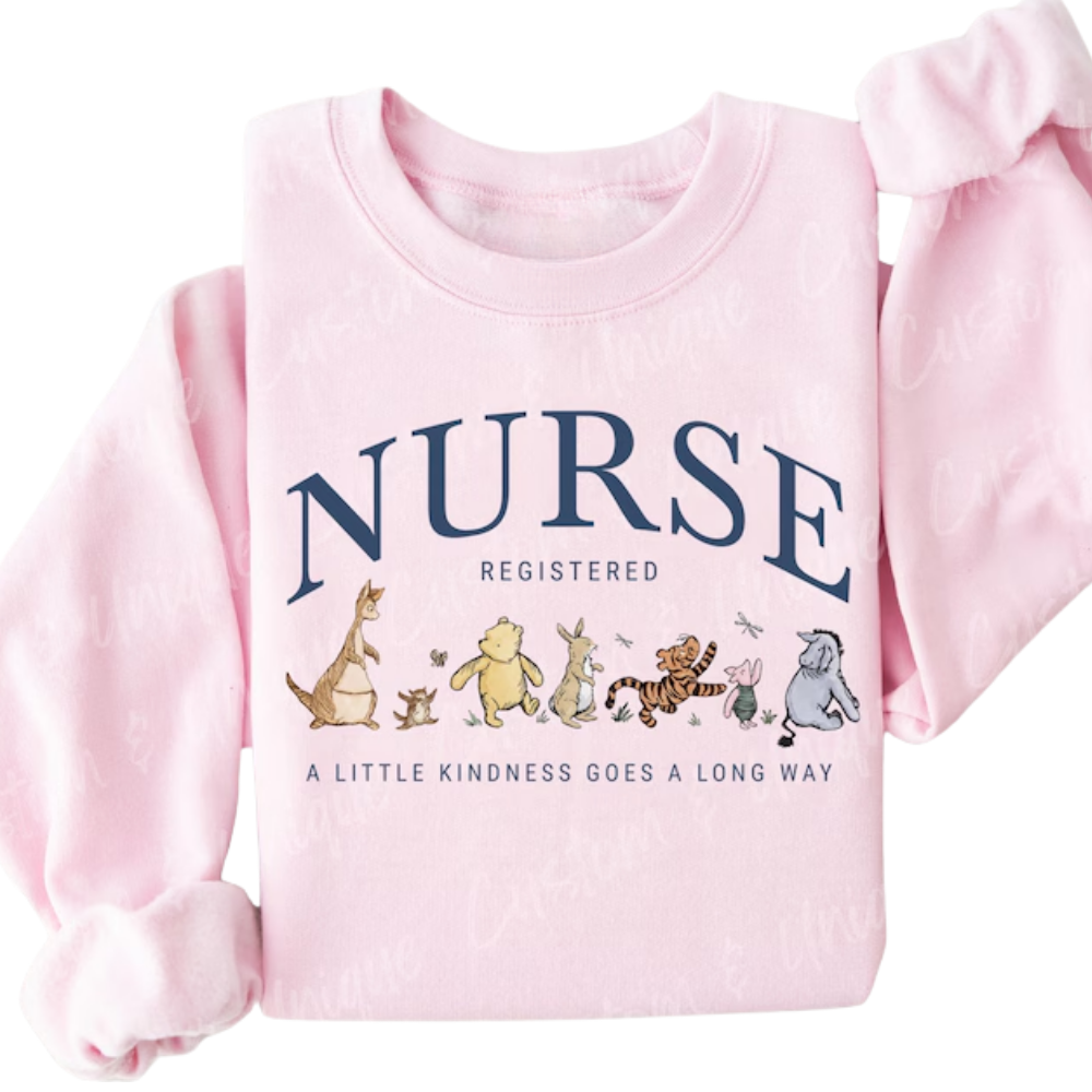 Nurse Registered A Little Kindness Goes A Long Way Sweatshirt, RN Graduation Sweatshirt For Nurse 2D0886