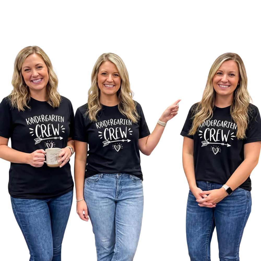 Kindergarten Crew Matching T Shirt For Teacher, Kindergarten Teacher Matching Shirts ET1046
