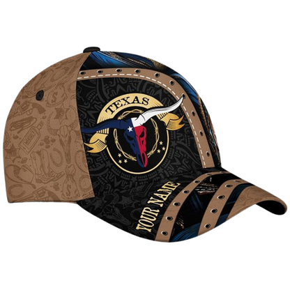 Custom Texas Our Lady Of Guadalupe 3D Printed Baseball Cap, Personalized Texas Catholic Cap Hat CP0565