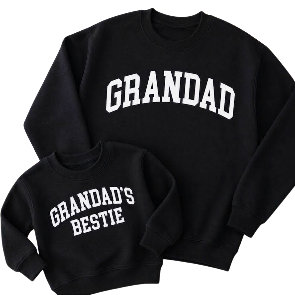 Grandad Grandad's Bestie Matching Sweatshirt, Matching Grandpa And Grandson Sweatshirts ET1554