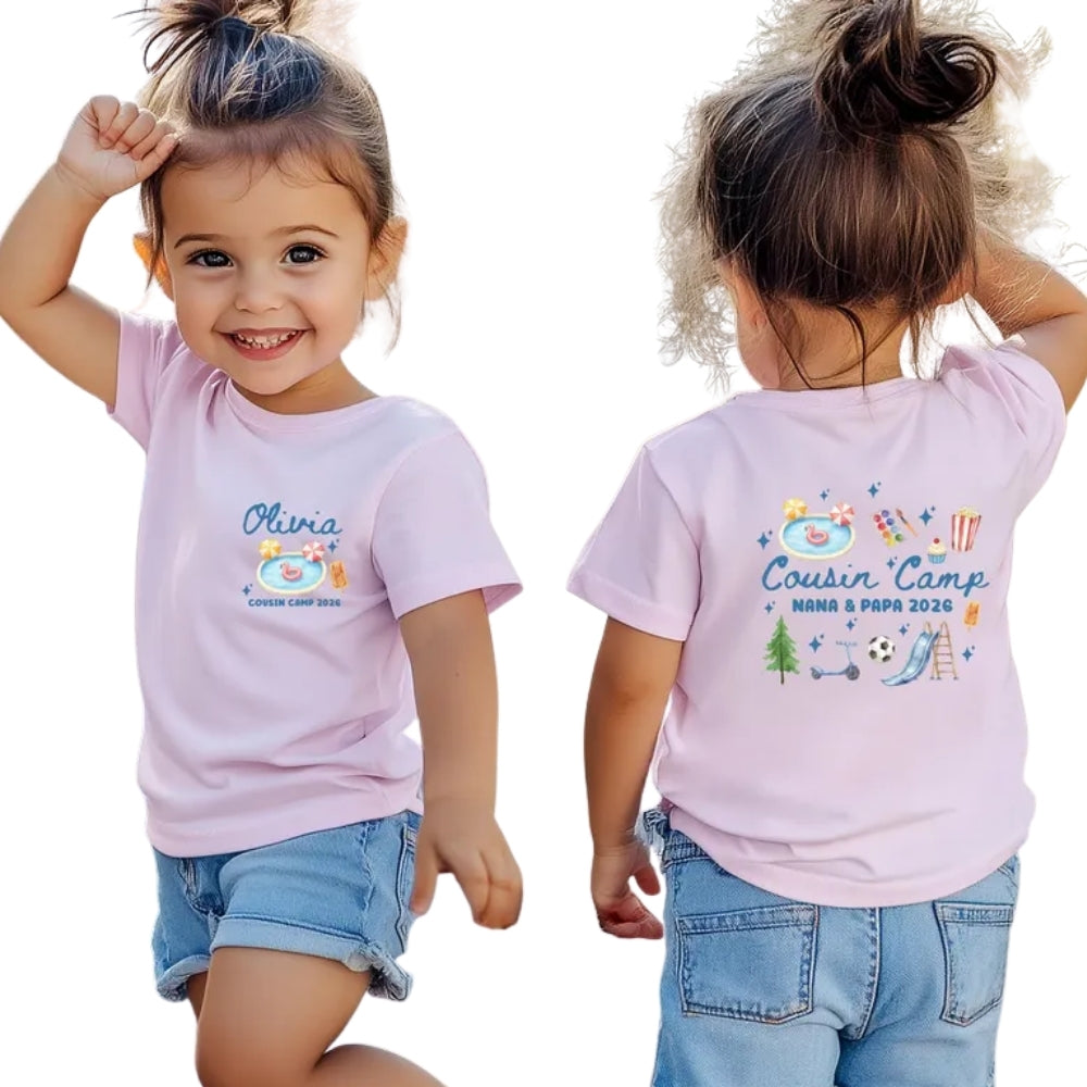 Personalized Cousin Camp Matching T Shirts, Custom Matching Cousin Camping Shirts For Family ET0783