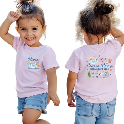 Personalized Cousin Camp Matching T Shirts, Custom Matching Cousin Camping Shirts For Family ET0783