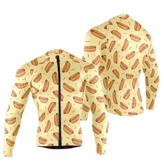 Men's Hot Dog Cycling Long Sleeve Jerseys, Hot Dog Cycling Jerseys CZ0137