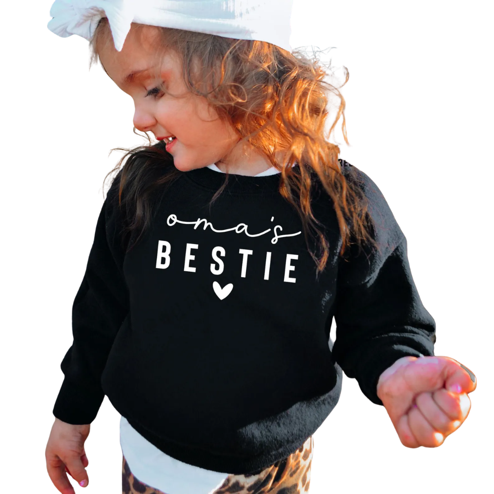 Oma And Oma's Bestie Sweatshirt Matching, Grandmother And Me Sweatshirts ET1433