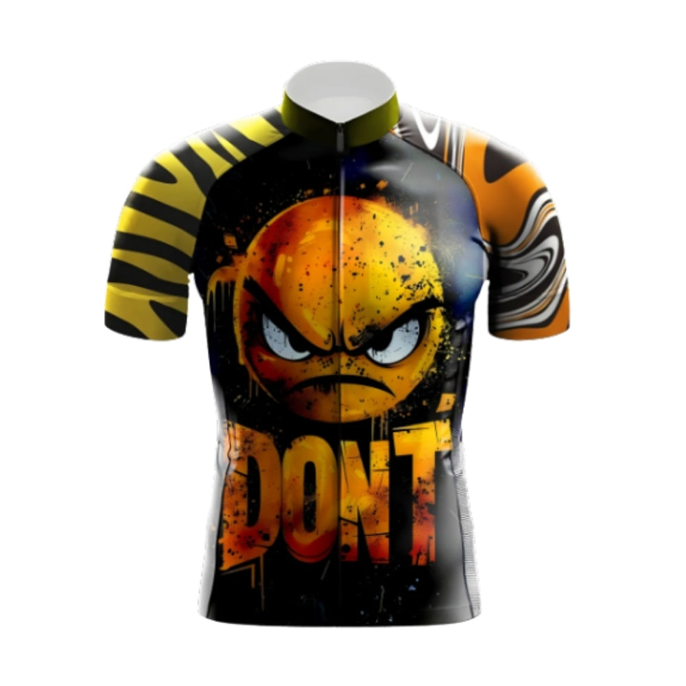 Don't Angry Emoticon Cycling Short Sleeve Jersey For Men, Angry Emoticon Cycling Jerseys CG0702