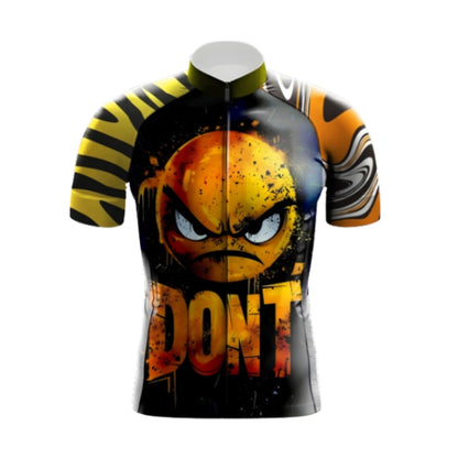 Don't Angry Emoticon Cycling Short Sleeve Jersey For Men, Angry Emoticon Cycling Jerseys CG0702