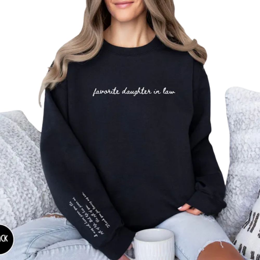 Favorite Daughter In Law Sweatshirt, Wedding Sweatshirt For Daughter In Law 2D0864
