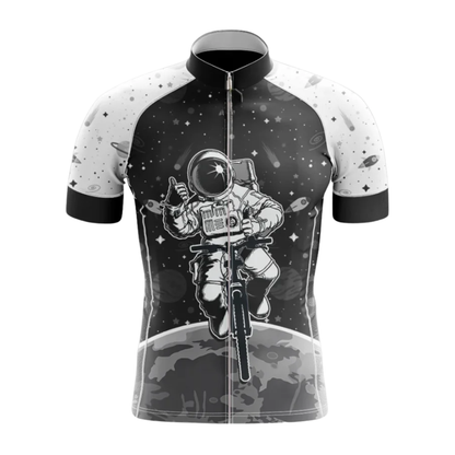Outer Space Cycling Short Sleeve Jersey For Men, Space Lover Cycling Jersey CG0877
