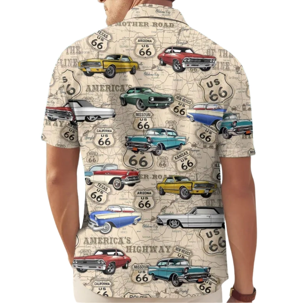 Vintage Classic Car Hawaiian Shirt For Men Women, Retro Car Lovers Hawaiian Shirts HE0151