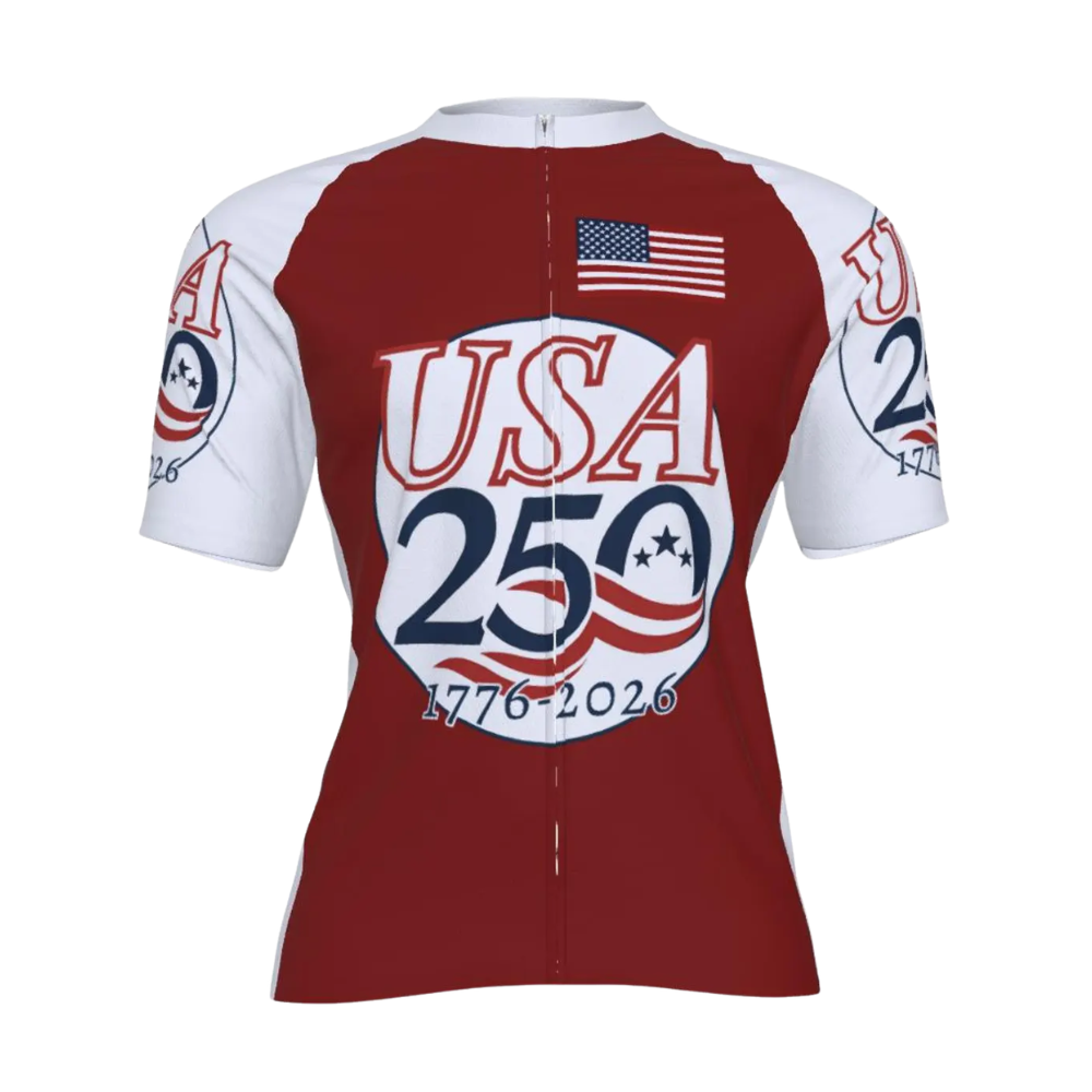 USA 250th Anniversary 1776-2026 Cycling Short Sleeve Jersey For Men, 4th Of July Cycling Jerseys CE0058
