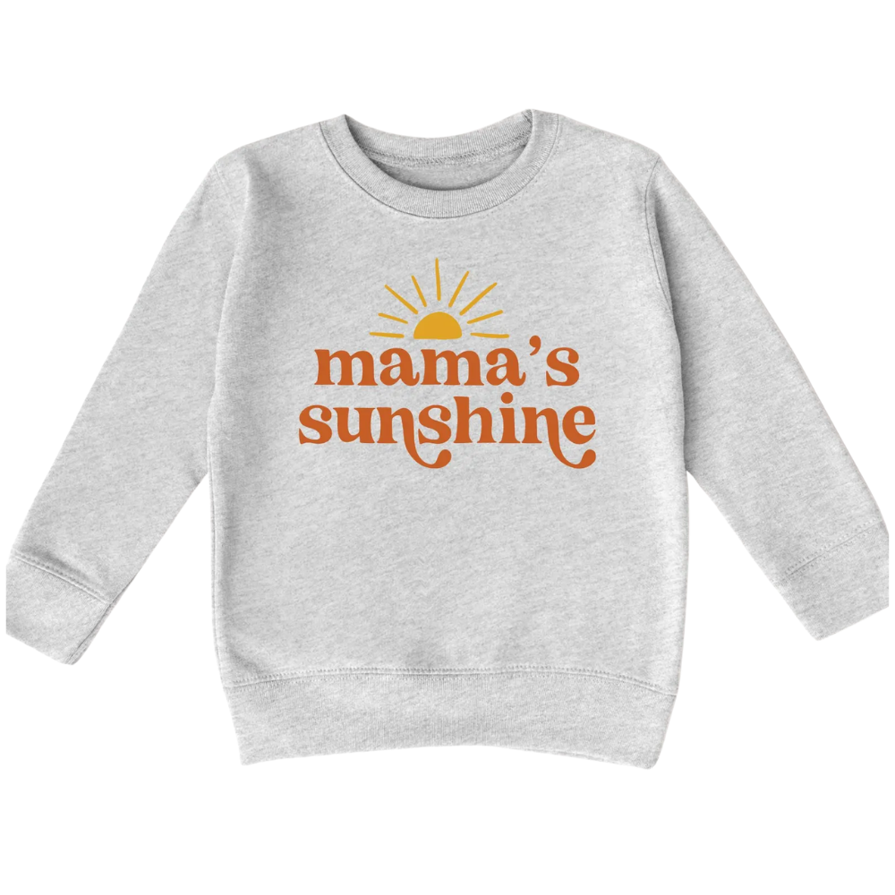Chasing Sunshine Mama's Sunshine Matching Sweatshirt For Mom And Baby, Mommy And Me Matching Sweatshirt ET1396