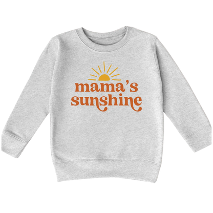 Chasing Sunshine Mama's Sunshine Matching Sweatshirt For Mom And Baby, Mommy And Me Matching Sweatshirt ET1396
