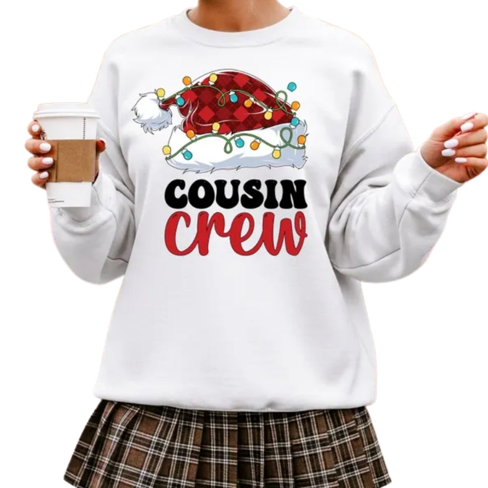 Cousin Crew Christmas Sweatshirt For Women, Matching Family Christmas Sweatshirt 2D0339
