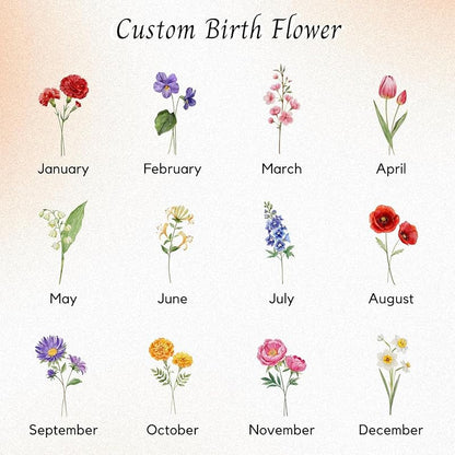 Straighten Your Crown Granddaughter Personalized Custom LED Candle, Personalized To My Daughter Granddaughter Birth Flower Led Candle TD0032