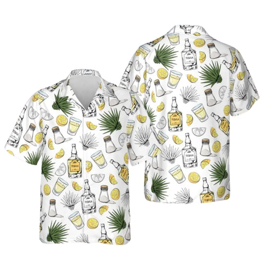 Tequila Tropical Hawaiian Shirt For Men Women, Tequila Hawaiian Shirts For Cocktail Lovers HE0174