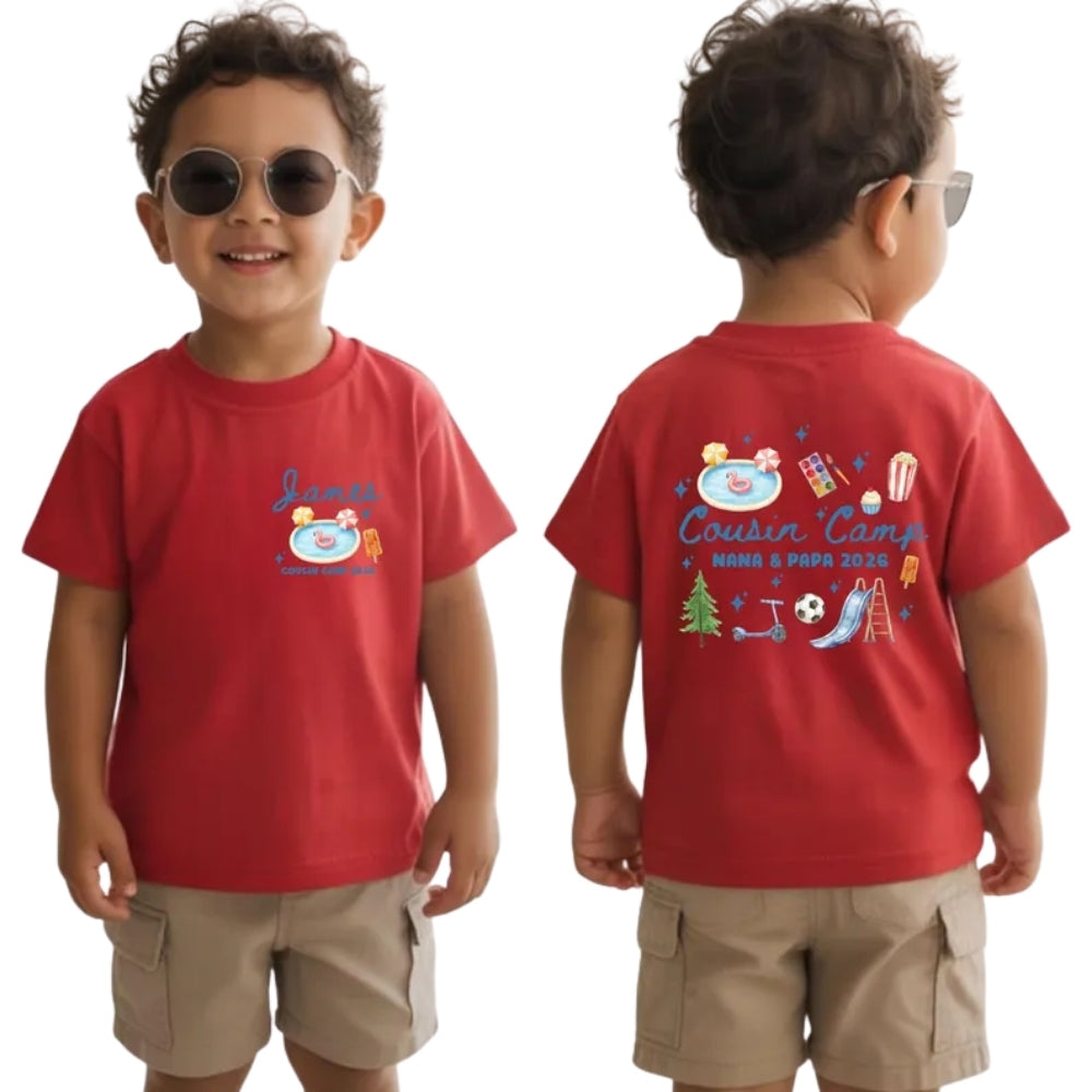 Personalized Cousin Camp Matching T Shirts, Custom Matching Cousin Camping Shirts For Family ET0783