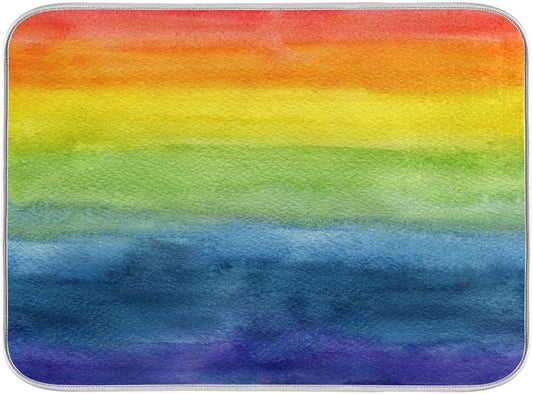 Lgbt Pride Rainbow Door Mat Fast Dry Lgbt Doormat Lesbian Gay Door Mat LO1356