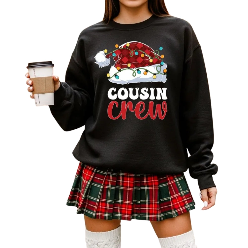 Cousin Crew Christmas Sweatshirt For Women, Matching Family Christmas Sweatshirt 2D0339