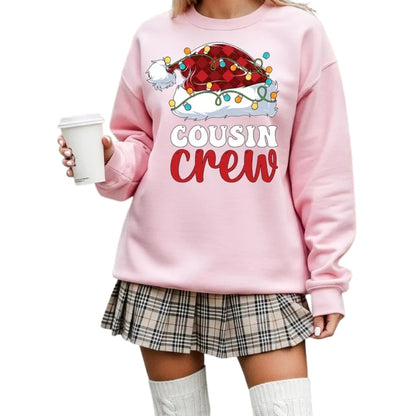 Cousin Crew Christmas Sweatshirt For Women, Matching Family Christmas Sweatshirt 2D0339