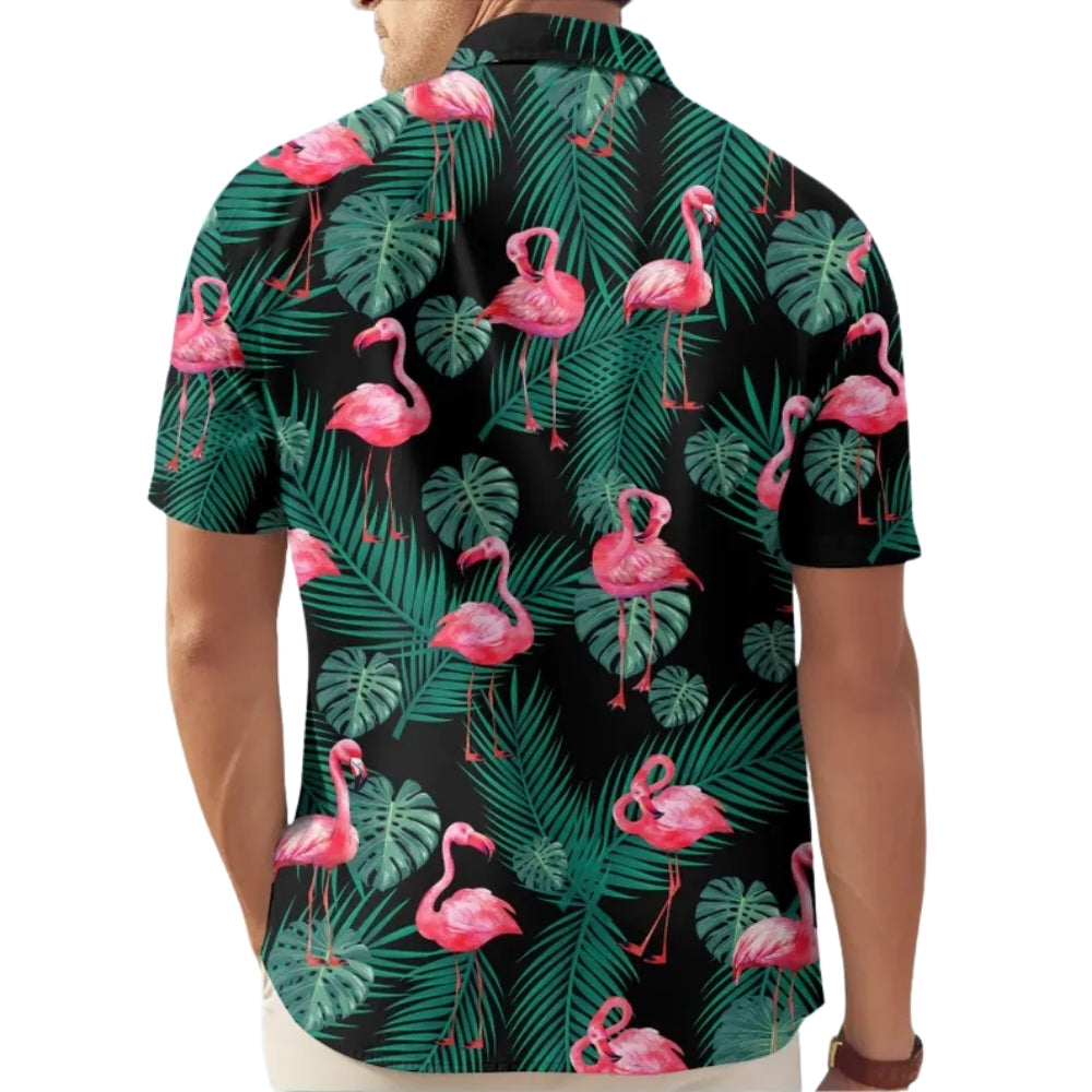 Tropical Flamingo Hawaiian Shirt For Men Women, Famingo Lover Hawaiian Shirts HE0175