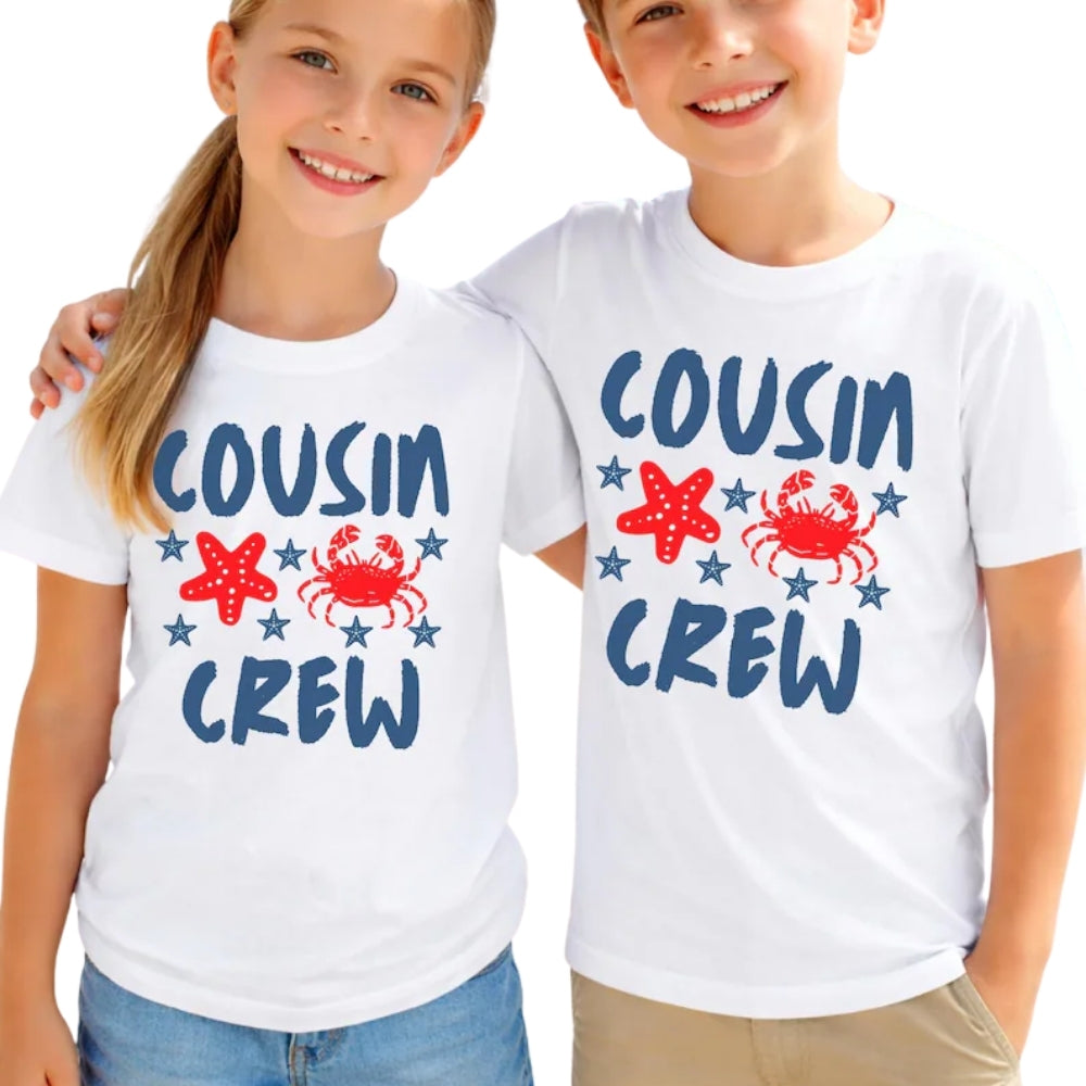 Matching Cousin Crew Beach T Shirt, Cousin Beach Vacation Matching Shirts ET0784
