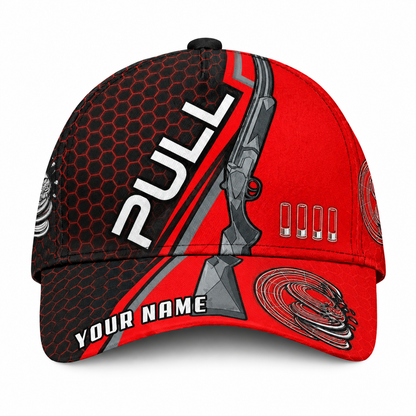 Personalized Clay Shooting 3D Printed Baseball Cap, Custom Shooting Lover Hat CP0745