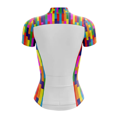 Act Like A Girl Cycle Like A Boss Cycling Short Sleeve Jersey For Ladies, Funny Colorful Cycling Jersey Womens CG0863
