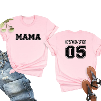 Custom Team Name And Number Family Matching T Shirt, Custom Matching Team Family Shirts ET1410