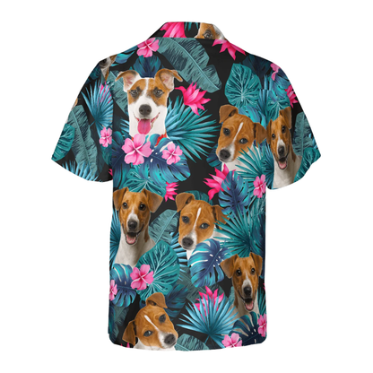 Jack Russell Terrier Tropical Hawaiian Shirt For Men Women, Jack Russell Terrier Dog Lover Aloha Hawaiian Shirts HE0541