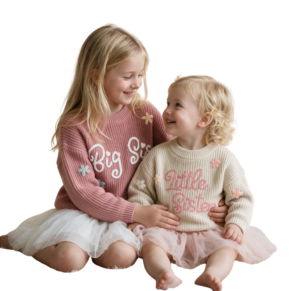 Baby Embroidered Knit Sweater BB0901