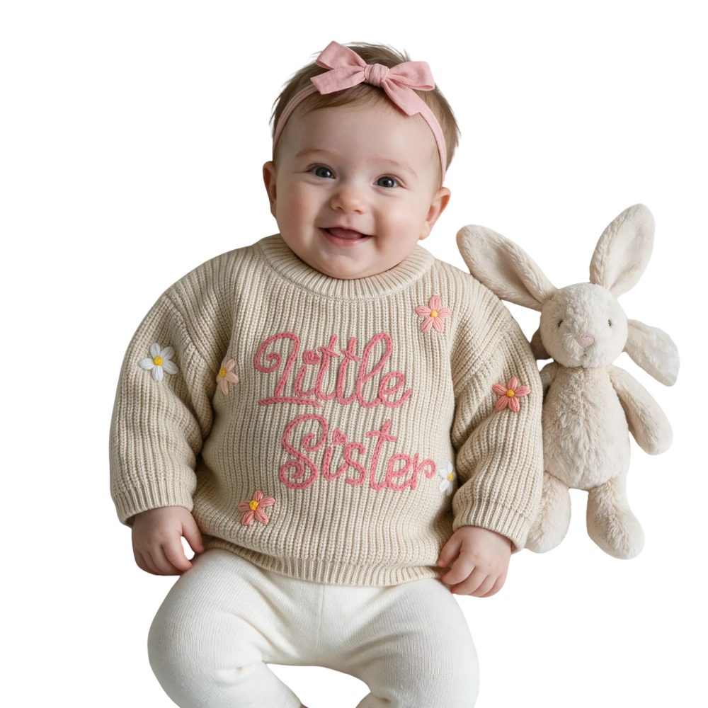 Baby Embroidered Knit Sweater BB0901