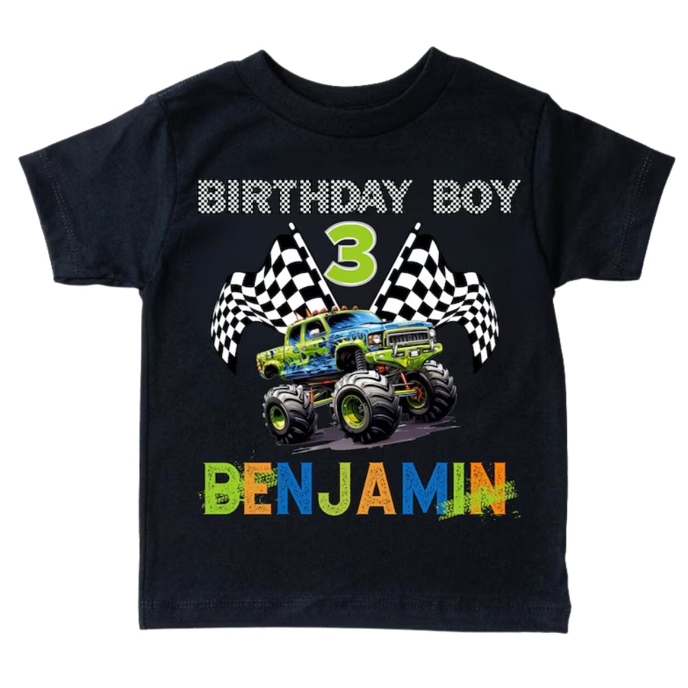 Pit Crew Custom Race Car Birthday Boy Matching Family T-Shirts, Custom Birthday Family Shirts ET0236