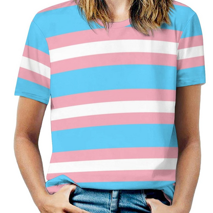 Trans Pride 3D T Shirt, Transgender Clothing, Gift For Transgender Teenager LO0922