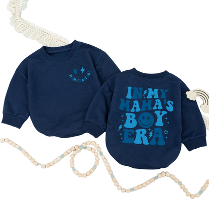 In My Mama's Boy Era Matching Mother And Son Sweatshirt, Mommy And Mini Sweatshirts ET1558