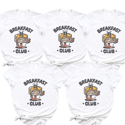 Breakfast Club Pancake Family Matching T Shirt, Matching Pancake Family Shirts ET1040