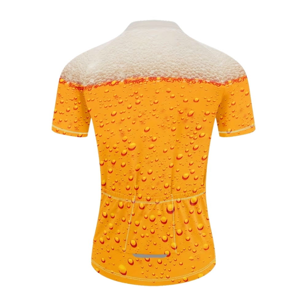 It's Time Beer Cycling Short Sleeve Jersey Mens, Beer Cycling Jerseys CE0001
