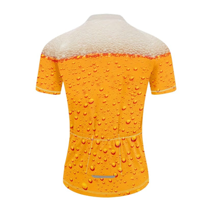It's Time Beer Cycling Short Sleeve Jersey Mens, Beer Cycling Jerseys CE0001