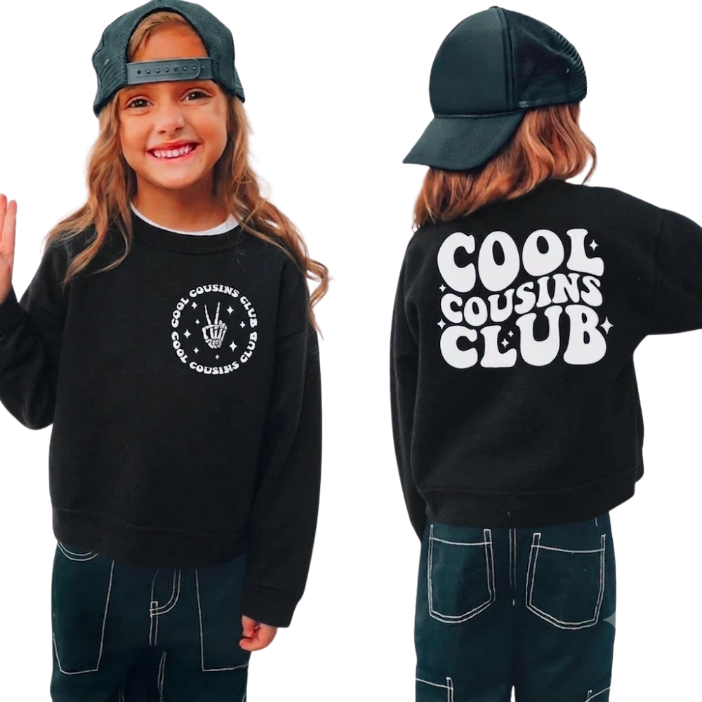 Cool Cousin Club Matching Family Sweatshirts, Cousin Matching Sweatshirts ET1353