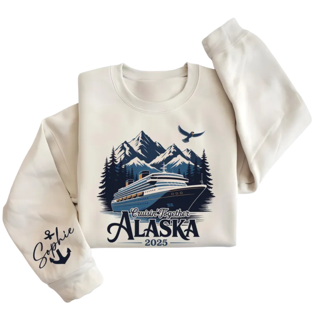 Custom Cruisin Together Alaska 2026 Sweatshirt, Custom Alaska Sweatshirt 2D0433