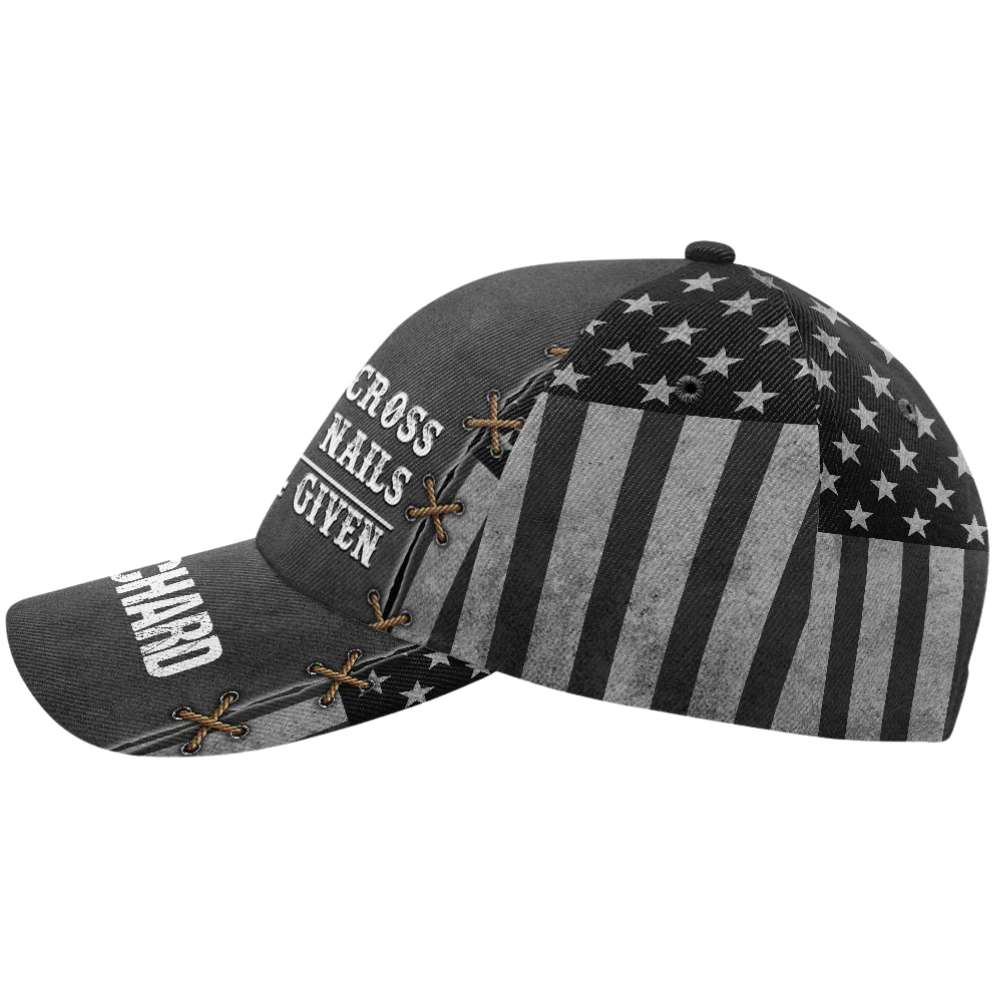 1 Cross 3 Nail 4 Given Personalized Name Christian Baseball Cap, Custom Christian Cap Hat CP0571
