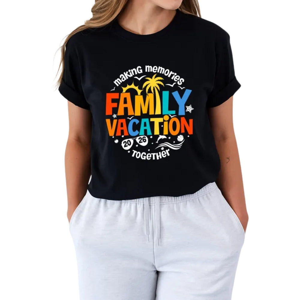 Making Memories Family Beach Vacation Together 2026 T Shirts, Matching Family Beach Shirts ET0055