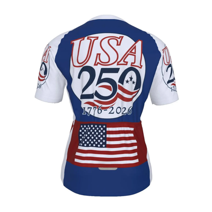 USA 250th Anniversary 1776-2026 Cycling Short Sleeve Jersey For Men, 4th Of July Cycling Jerseys CE0058