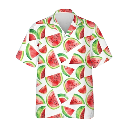 Watermelon Hawaiian Shirt Men And Women, Watermelon Hawaiian Shirt HE0569