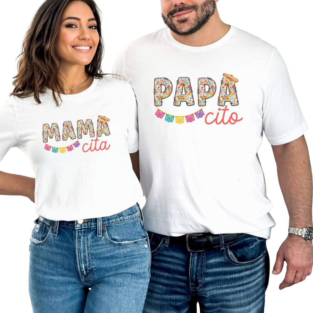 My First Fiesta 1st Birthday Family Matching T Shirt, First Mexican Fiesta Family Shirts ET1249