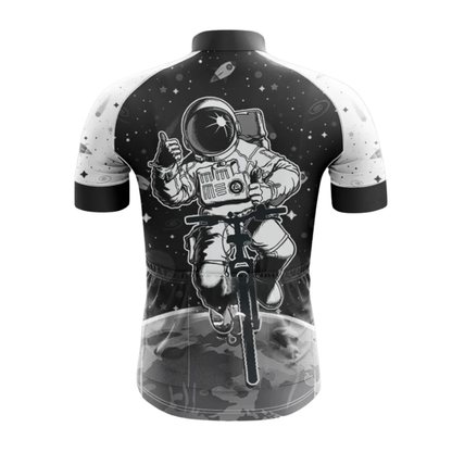 Outer Space Cycling Short Sleeve Jersey For Men, Space Lover Cycling Jersey CG0877