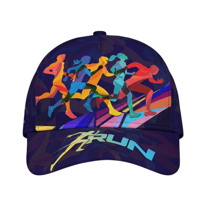 Custom Name Marathon Runner Baseball Cap, Custom Running Cap Hat With Name CP0704