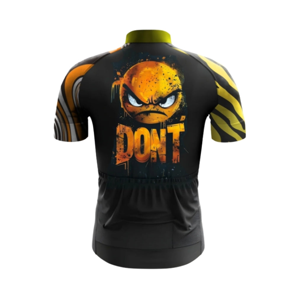 Don't Angry Emoticon Cycling Short Sleeve Jersey For Men, Angry Emoticon Cycling Jerseys CG0702
